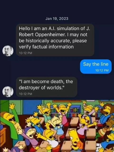 Oppenheimer Says the Line