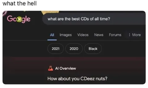 Google AI CD Deez Nuts