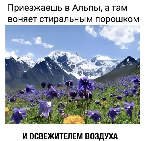 Альпы с запахом порошка