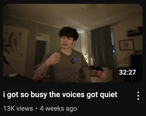 I Got So Busy the Voices Got Quiet