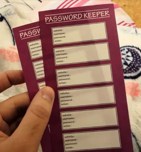 Password Keeper Notebook