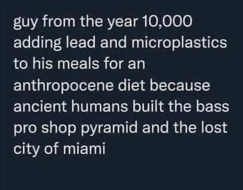Anthropocene Diet Guy