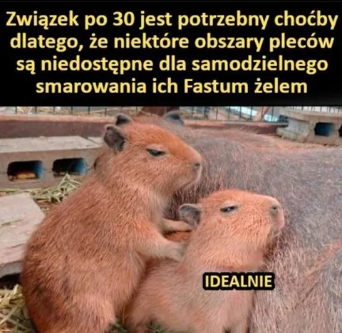Związek po 30 i smarowanie pleców