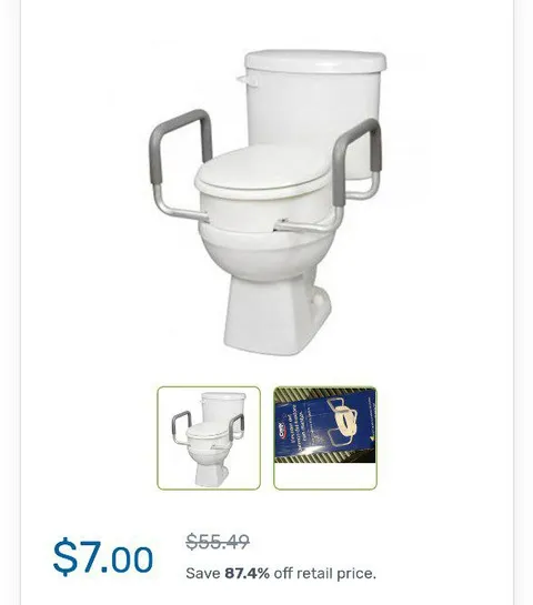 Seven-Dollar Handicap Toilet