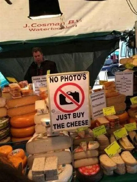 No Photos Just Buy the Cheese