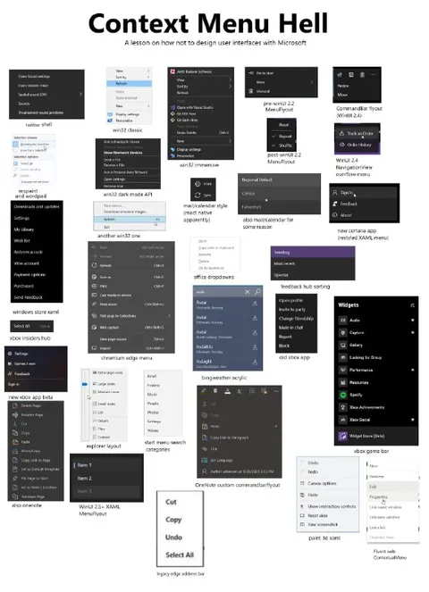 Context Menu Hell