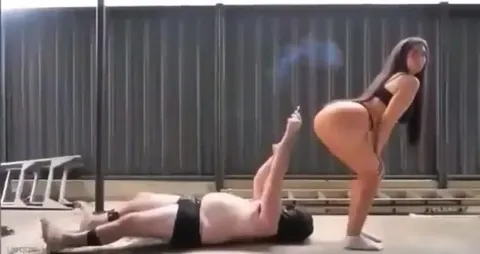 Неудачный трюк с фитнесом