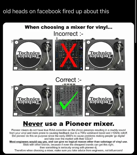 Never Use a Pioneer Mixer