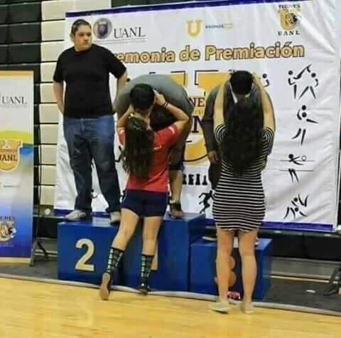 Ceremonia de premiación inesperada