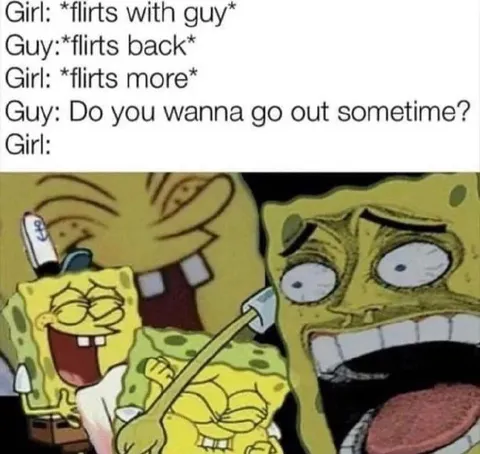 Girl Flirts Then Panics