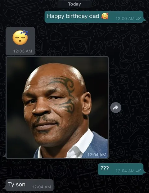 Happy Birthday Dad Tyson