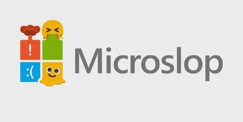 Microslop Parody Logo