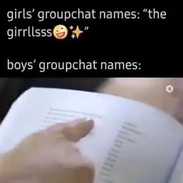 Boys’ Groupchat Names