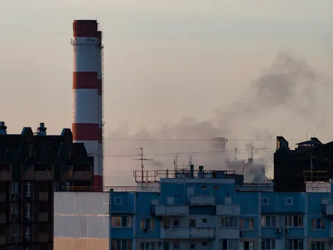 Промышленный город на вайбах