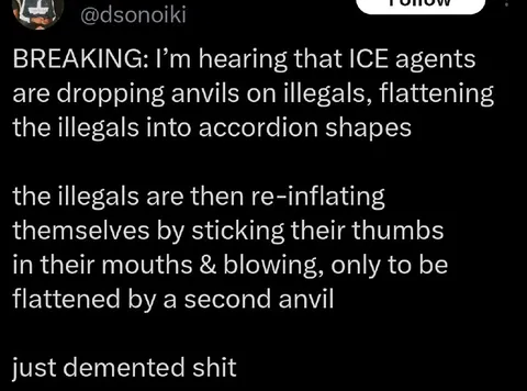 ICE Agents and Accordion People