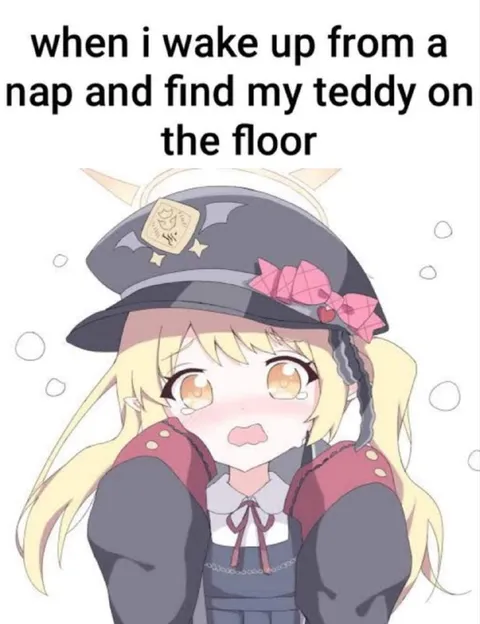 Teddy on the Floor Panic