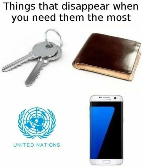 Things That Disappear When Needed