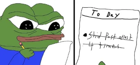 Pepe's Daily Shitposting Plan