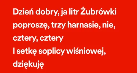 Zamówienie po polsku