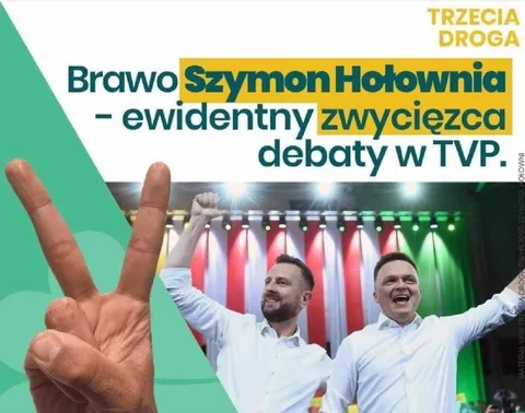 Szymon Hołownia zwycięzca debaty