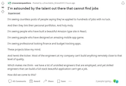 Talented Engineers Can’t Find Jobs