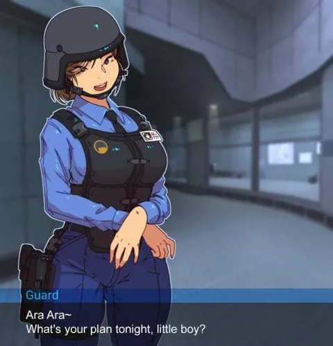Ara Ara Guard Flirting