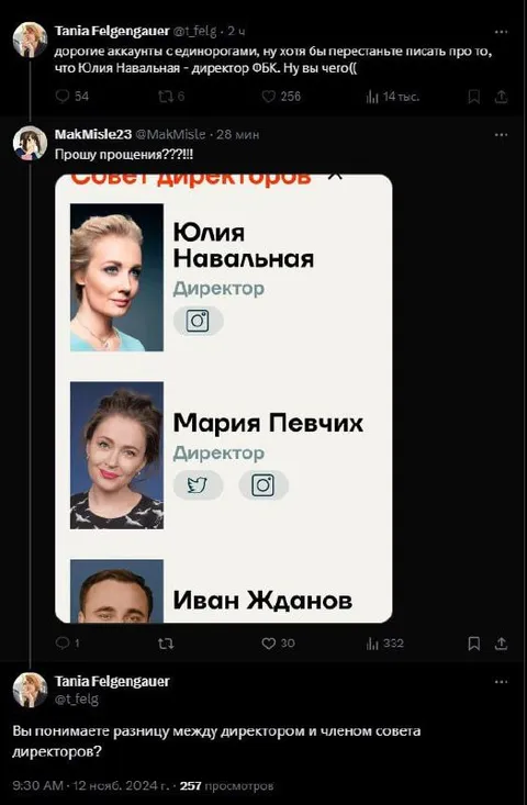 Разница между директором и членом совета