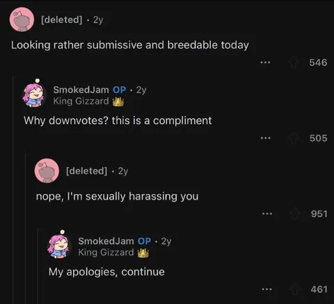 Sexually Harassing You Compliment