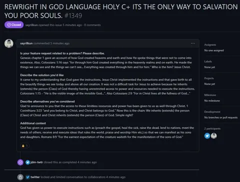 REWRIGHT IN GOD LANGUAGE HOLY C+