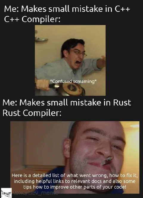C++ Mistake vs Rust Mistake