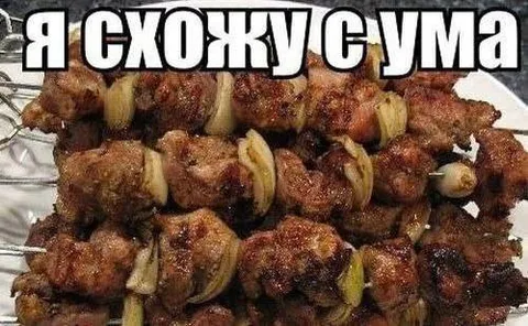 Я схожу с ума по шашлыку