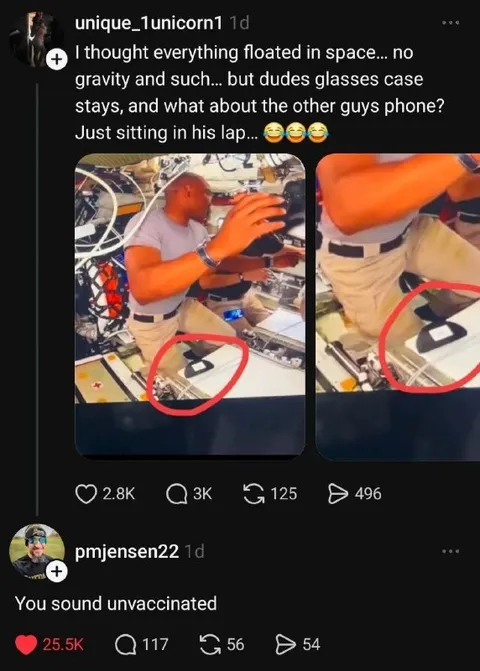 Astronauts’ Floating Phone Mystery