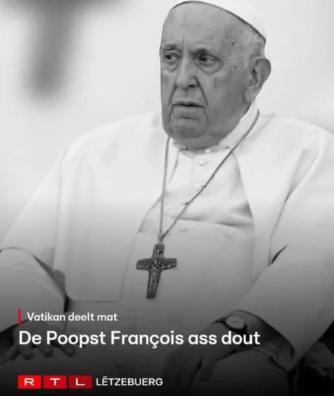 De Poopst François ass dout