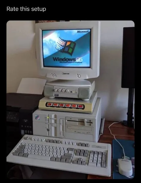 Windows 95 Retro Computer Setup
