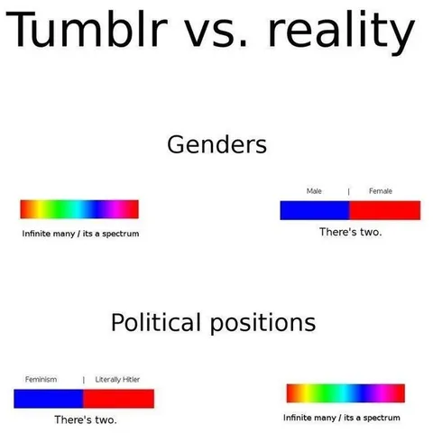 Tumblr vs. Reality Genders