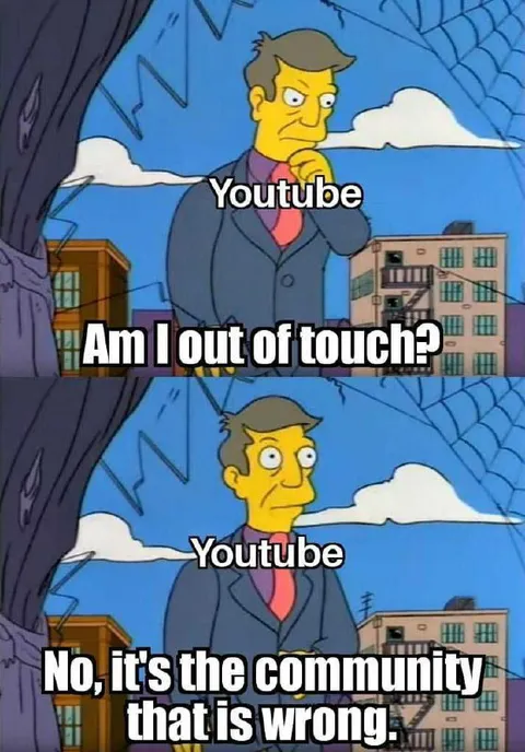 YouTube Blames the Community