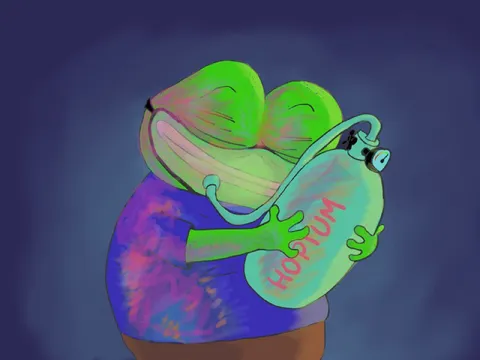 Pepe HODL Reaction
