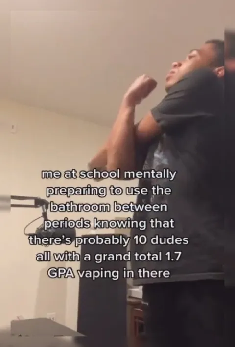 School Bathroom Vaping Anxiety
