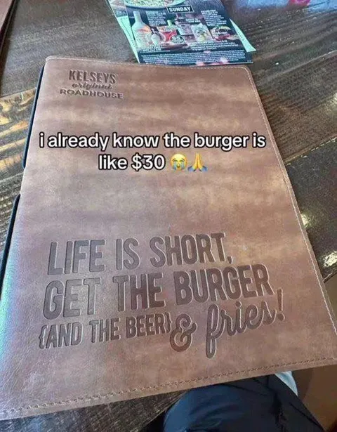 Life Is Short Get the Burger