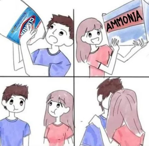 Toothpaste and Ammonia Kiss