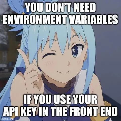 API Key in the Front End