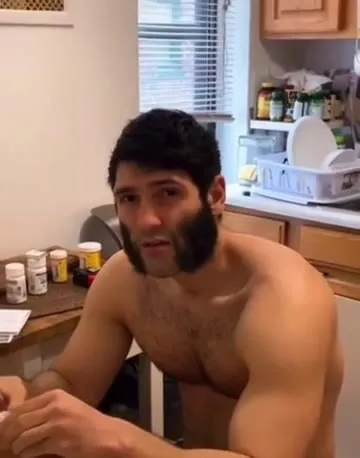 Shirtless Man Suddenly Screams