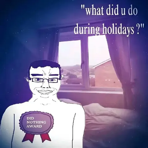 Did Nothing During Holidays