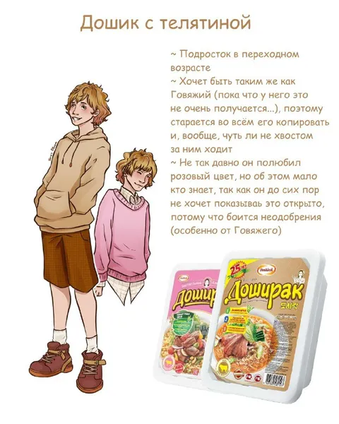 Дошик с телятиной и Говяжий