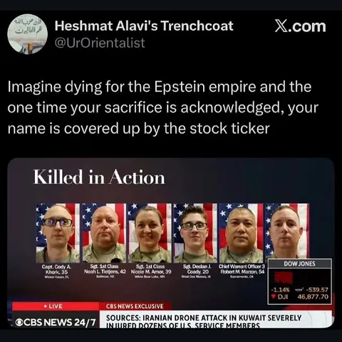 Stock Ticker Erases Fallen Soldiers