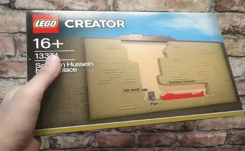 LEGO Saddam Hussein Hiding Place