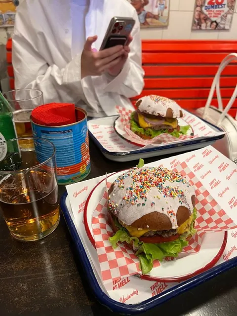 Burgers Topped With Sprinkles