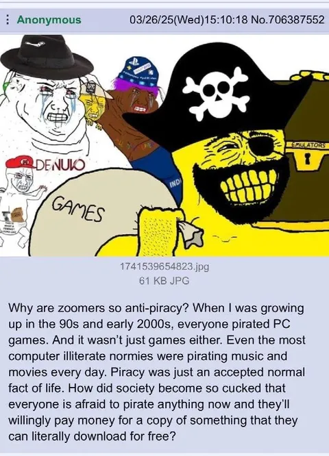 Zoomers Hate Piracy