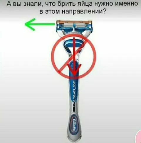 Как правильно брить яйца