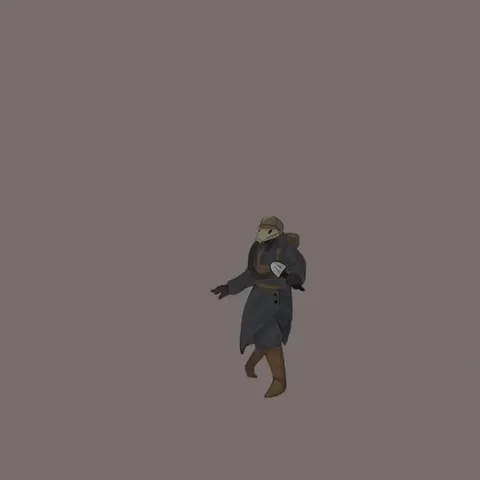 Plague Doctor Meets Death